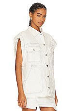 COOPER VEST IN WHITE