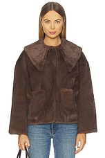 Jacquie Fake Fur Jacket - thumbnail 4