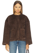 Jacquie Fake Fur Jacket - thumbnail 5
