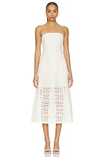 Lisboa Strapless Crochet Dress - thumbnail 4
