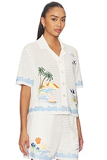 Oasis Crochet Beach Shirt - thumbnail 6