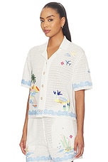 Oasis Crochet Beach Shirt - thumbnail 7