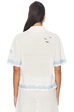 Oasis Crochet Beach Shirt - thumbnail 8