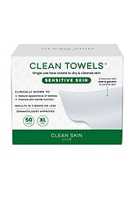 Sensitive Skin Clean Towels XL 50 Count - thumbnail 5