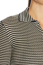 Micro Stripe Long Sleeve Cardigan - thumbnail 8