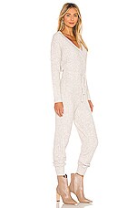 Central Park West Juniper Knit Jumpsuit in Oatmeal | REVOLVE