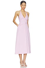 Ora Poplin Stripe Halter Dress - thumbnail 5