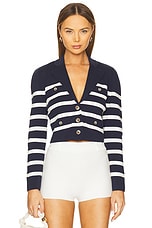 Stripe Knit Blazer
