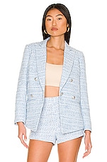 Product image of Central Park West Silvie Tweed Blazer. Click to view full details