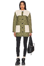 Product image of Central Park West Asher Sherpa Quilted Puffer. Click to view full details
