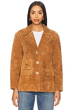 Atlas Suede Boyfriend Blazer - thumbnail 5