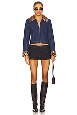 Gia Denim And Faux Fur Jacket - thumbnail 7