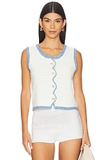 Rose Scallop Edge Tank - thumbnail 4
