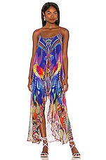 MINI DRESS WITH LONG OVERLAY PSYCHEDELICA