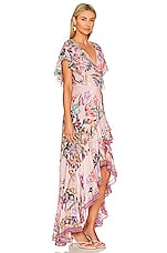 FRILL SLEEVE LONG DRESS MAD AS A SNAKE