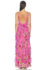 Asymmetrical Ruffle Slip Dress - thumbnail 6