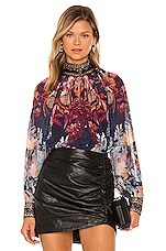 RAGLAN BUTTON UP SHIRT SUMMONED BY A ROSE main image 1