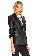 Cinq a Sept Metallic Leather Kylie Jacket main image 1