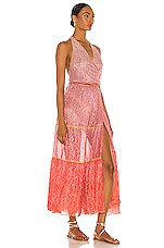 Chio Plisse Degrade Maxi Dress In Fuchsia Revolve