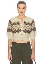 Molly Puff Sleeve Cardigan - thumbnail 4