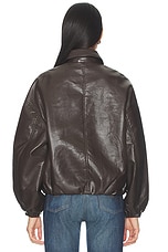 Bubble Hem Bomber Jacket - thumbnail 7