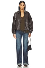 Bubble Hem Bomber Jacket - thumbnail 8