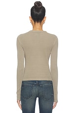 Pillar Waffle Crewneck Top - thumbnail 6
