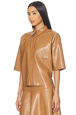 Frances Cropped Cape Button Up - thumbnail 5
