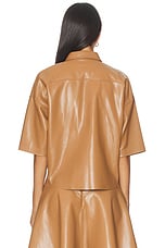 Frances Cropped Cape Button Up - thumbnail 6