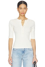 Nali Short Sleeve Henley Top - thumbnail 9