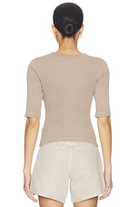 Nali Short Sleeve Henley Top - thumbnail 5