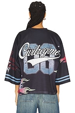 Civil Regime Football Jersey in Black | REVOLVE