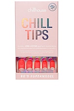 90's Supermodel Chill Tips Press-on Nails - thumbnail 4