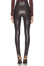 Faux Leather Stirrup Legging - thumbnail 6