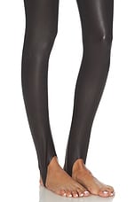 Faux Leather Stirrup Legging - thumbnail 8