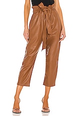 Product image of Commando Faux Leather Paperbag Pant. Click to view full details