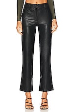 Faux Leather Full Length Trouser
