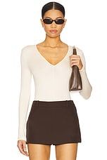 Prima Ballet Deep V Bodysuit