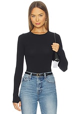 Ballet Crewneck Bodysuit With Thumbholes