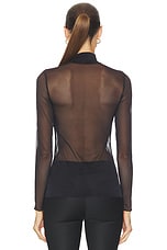 Chic Mesh Long Sleeve Turtleneck - thumbnail 6