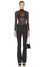 Chic Mesh Long Sleeve Turtleneck - thumbnail 7
