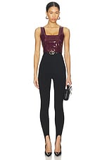 Faux Patent Leather Crop Top - thumbnail 6