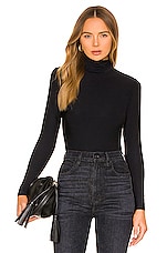 Product image of Commando Butter Long Sleeve Cropped Turtleneck. Click to view full details