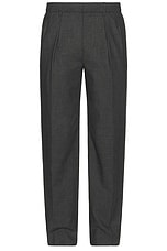 Pleated Wool Trouser