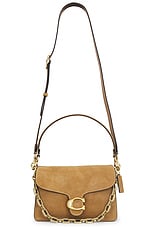 Suede Chain Tabby Shoulder Bag