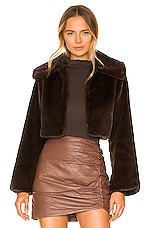 Cleobella Cropped Faux Fur Jacket - thumbnail 10