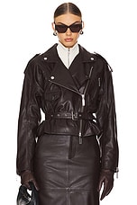 Ambrosia Leather Moto Jacket - thumbnail 4