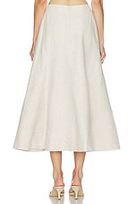 Malena Linen Midi Skirt - thumbnail 7