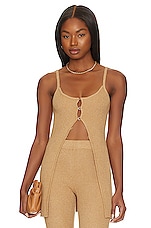 Product image of Camila Coelho Persephone Knit Cardigan Tank. Click to view full details