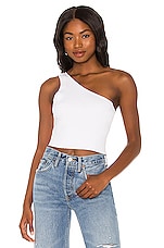 Product image of COTTON CITIZEN x REVOLVE Ibiza One Shoulder Crop Tank. Click to view full details